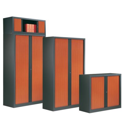 ARMOIRE ANTHRACITE & MERISIER