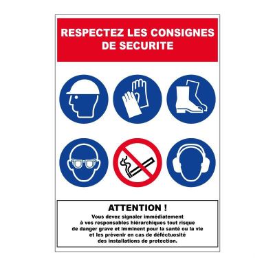 CONSIGNES DE SECURITE