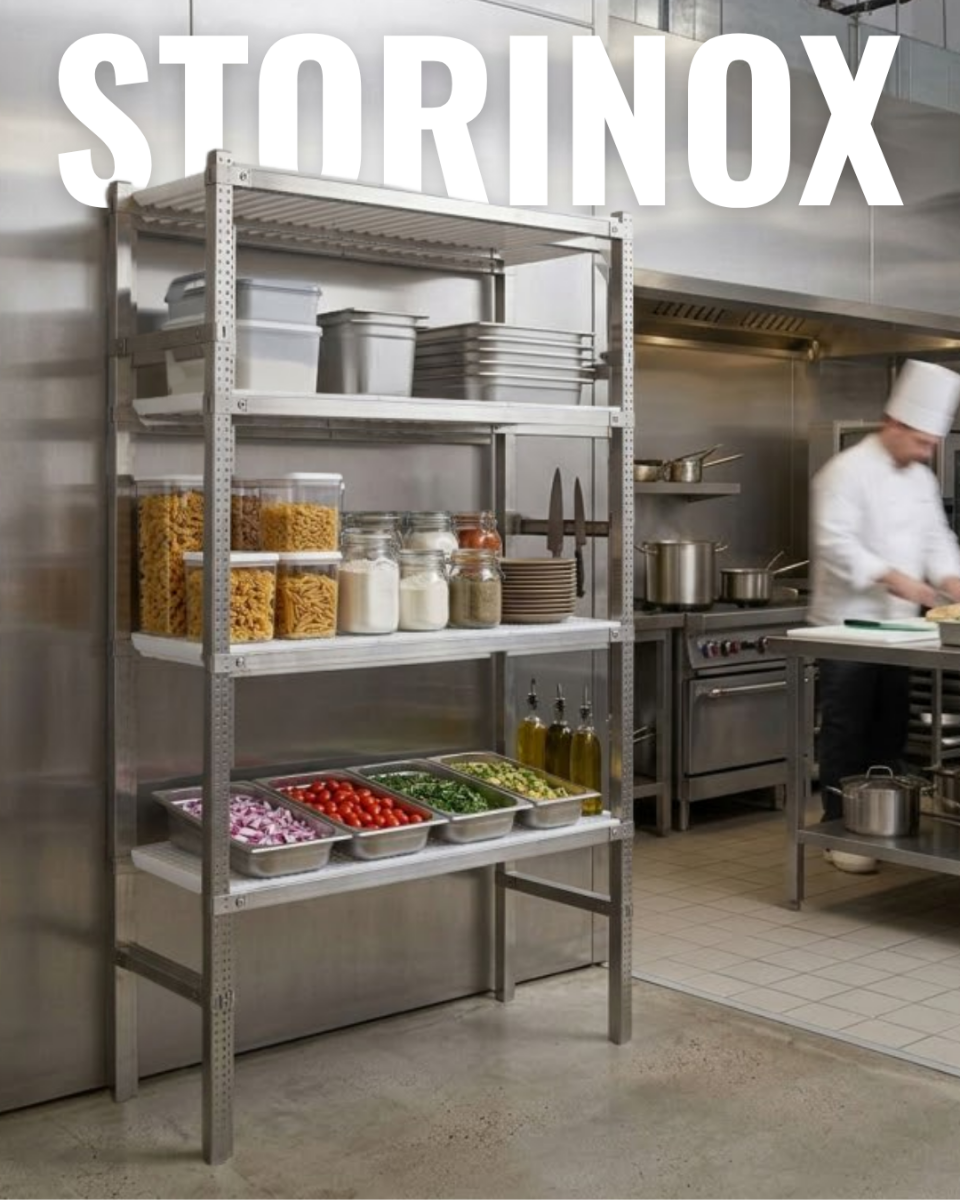 STORINOX : Le nouveau rayonnage alimentaire SETAM